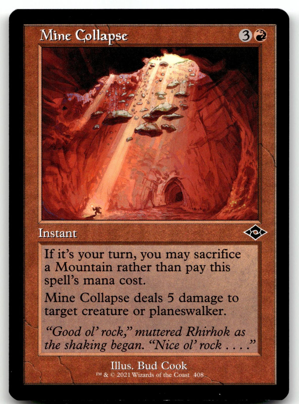 Mine Collapse (Retro Frame) 408 Common Modern Horizons 2 Magic: The Gathering NM