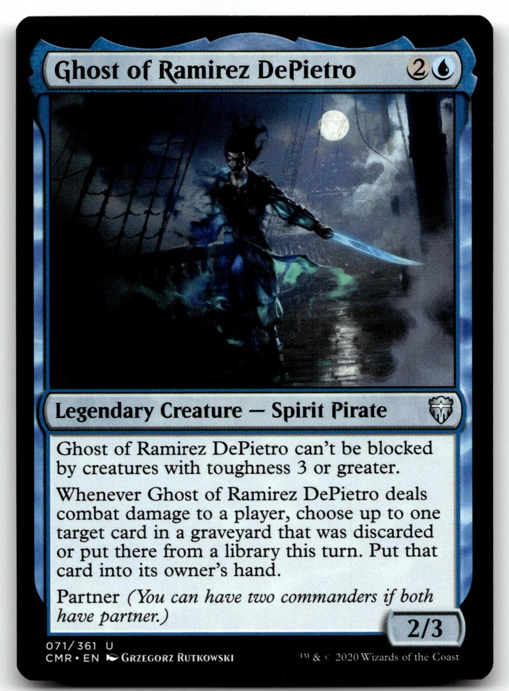 Ghost of Ramirez DePietro 71 Uncommon Commander Legends Magic: The Gathering NM