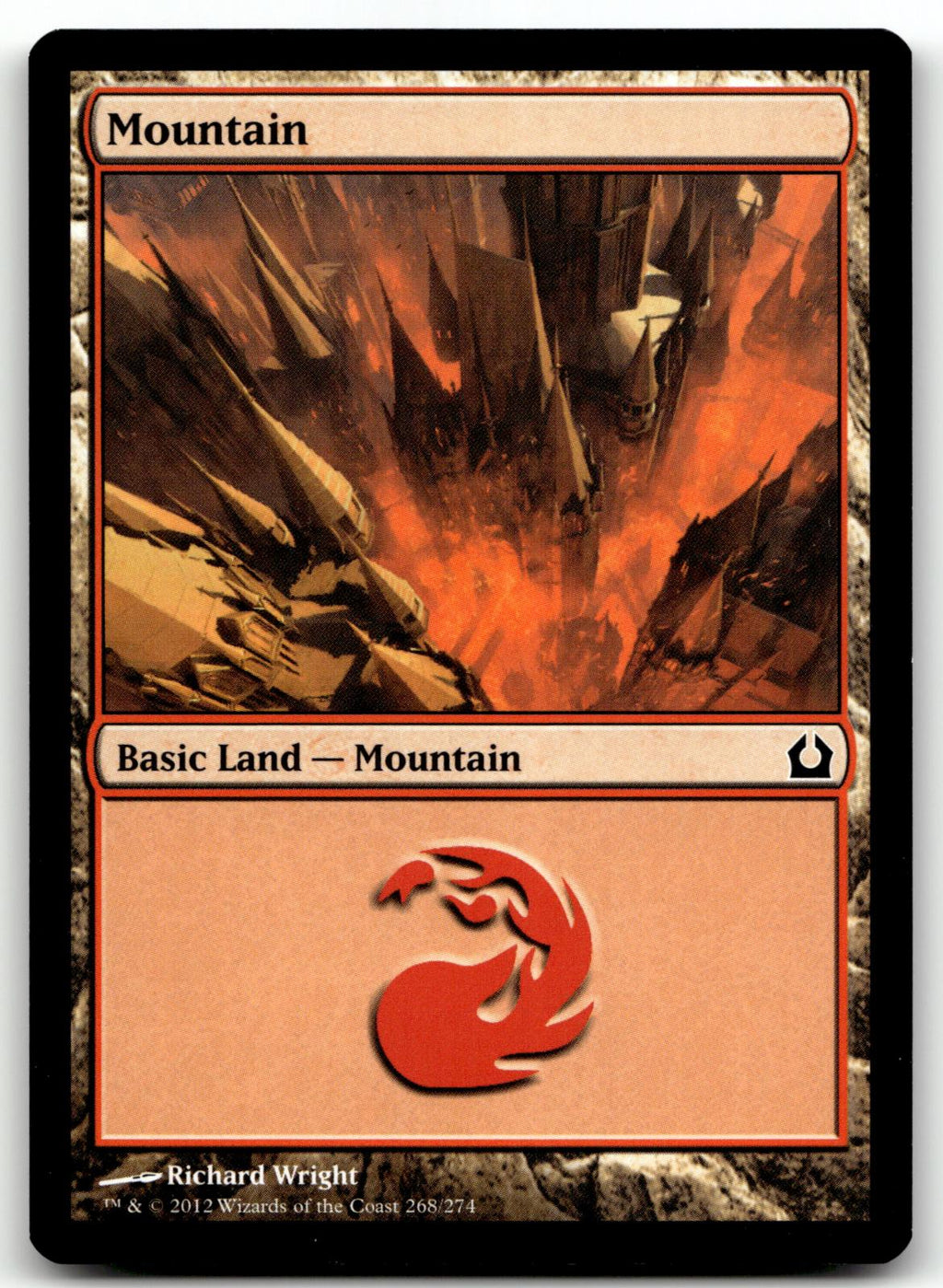 Mountain (268) 268 Land Return to Ravnica Magic: The Gathering Near Mint