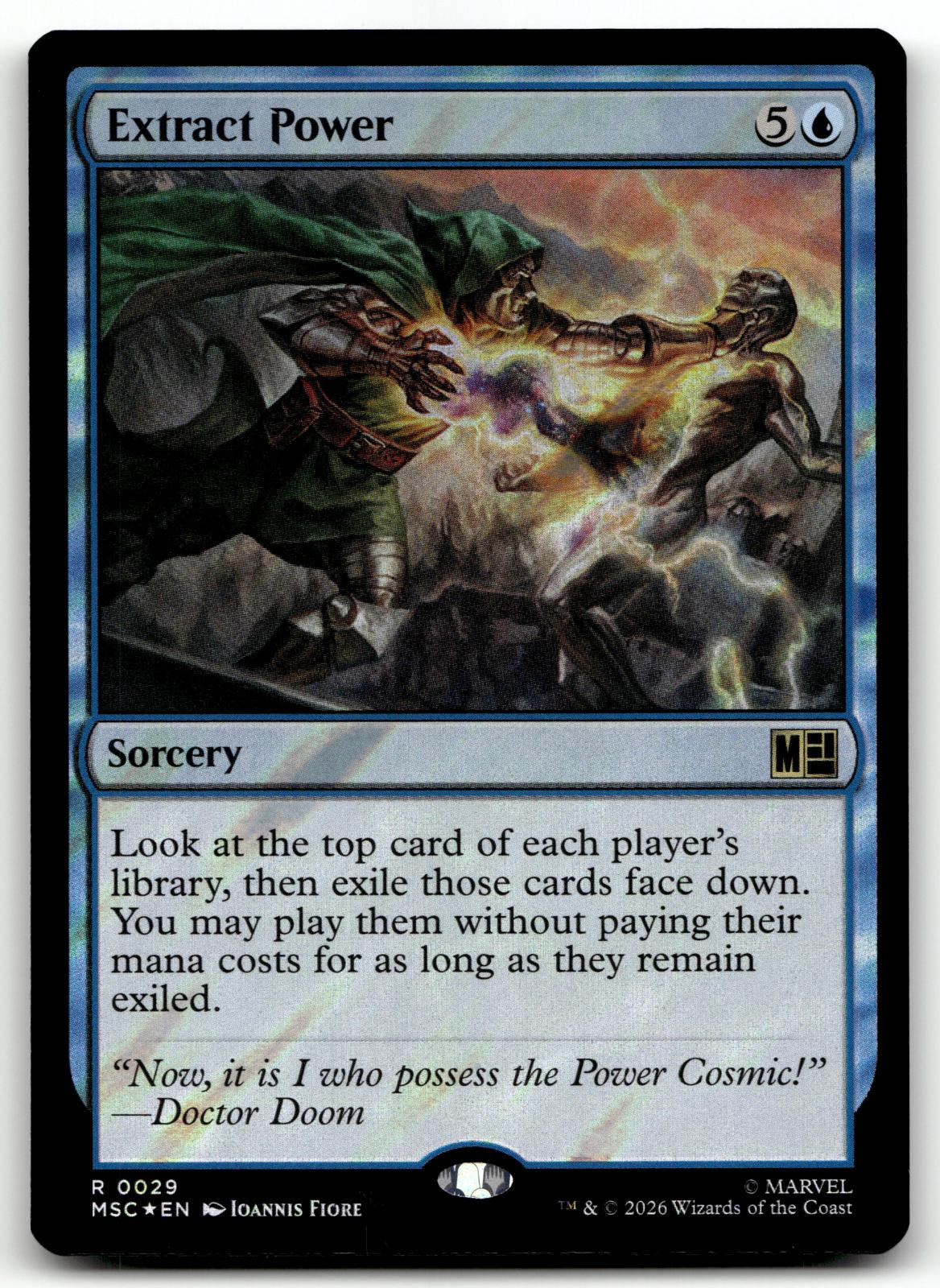 Extract Power (Surge Foil) 29 Holo Commander: Marvel Super Heroes Magic: 