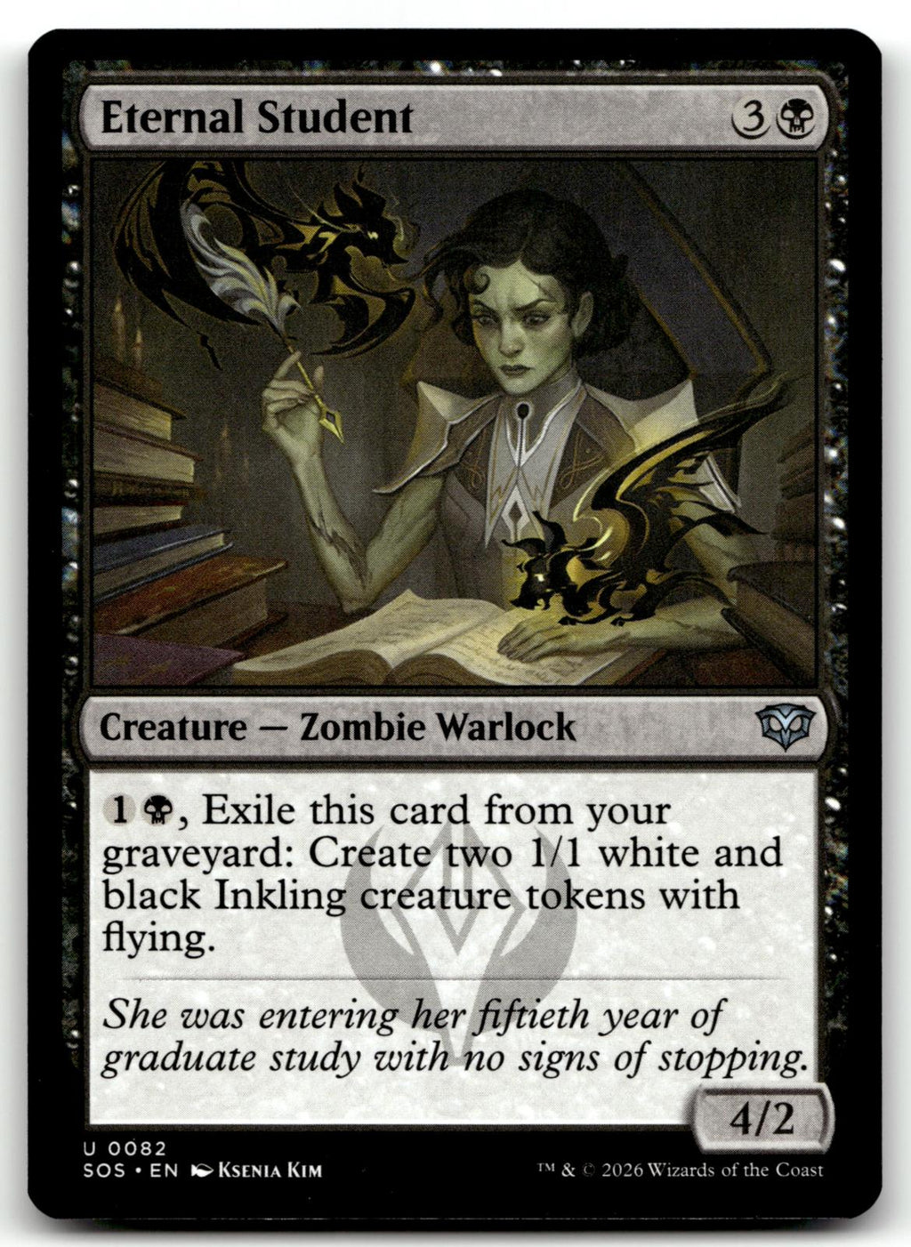 Eternal Student 82 Uncommon Secrets of Strixhaven Magic: The Gathering Near Mint