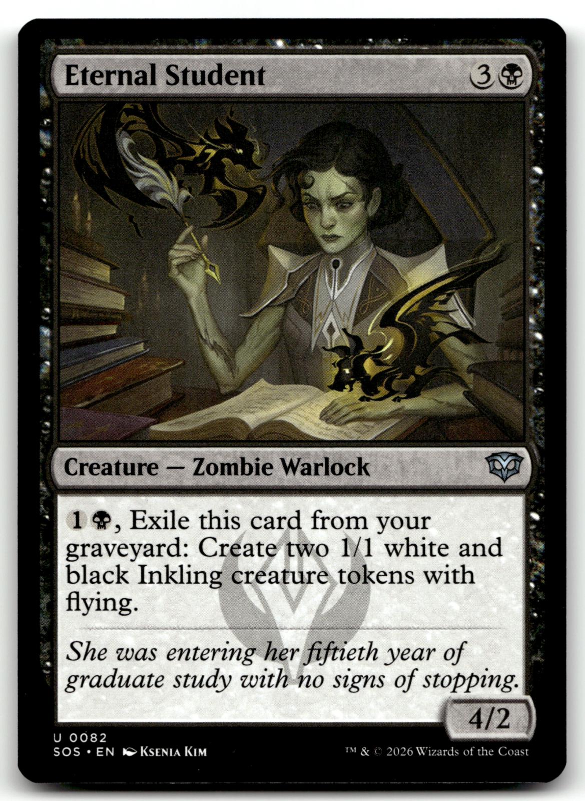 Eternal Student 82 Uncommon Secrets of Strixhaven Magic: The Gathering Near Mint