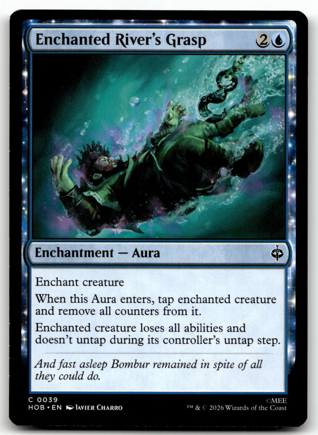 Enchanted River's Grasp 39 Common The Hobbit Magic: The Gathering Near Mint