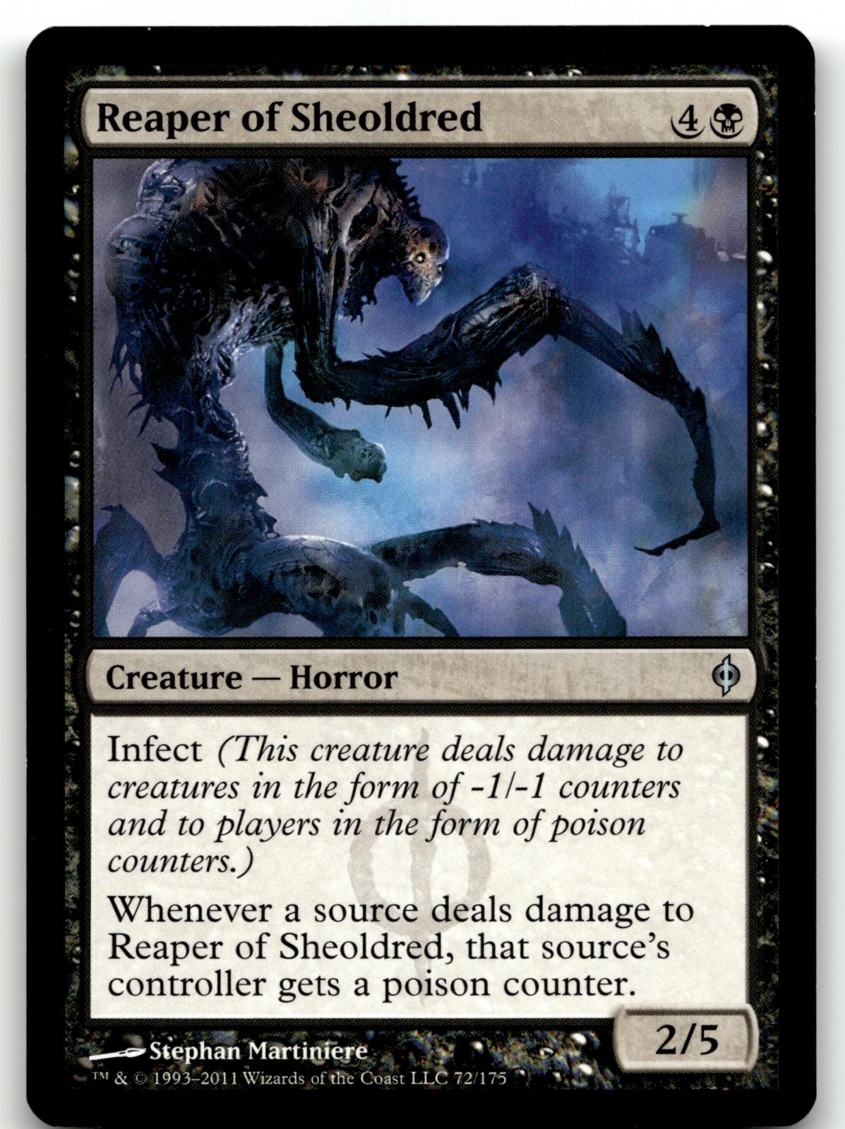 Reaper of Sheoldred 72 Uncommon New Phyrexia Magic: The Gathering Near Mint
