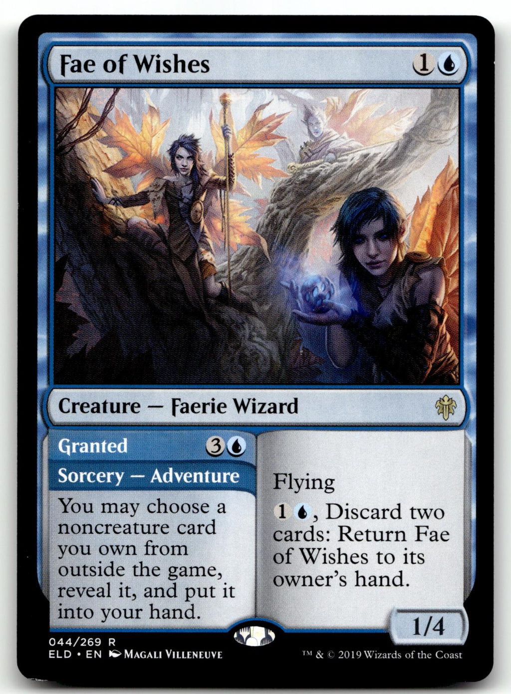 Fae of Wishes 44 Rare Throne of Eldraine Magic: The Gathering Near Mint