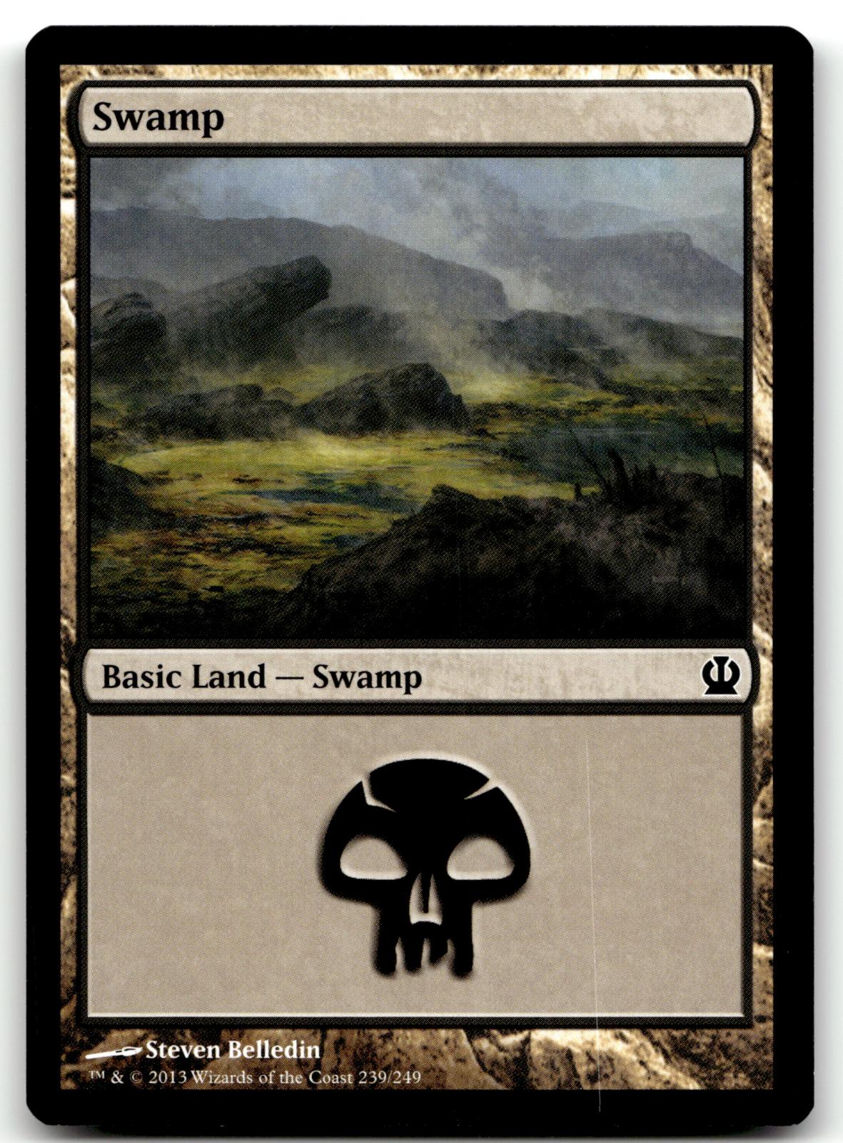 Swamp (239) 239 Land Theros Magic: The Gathering Near Mint