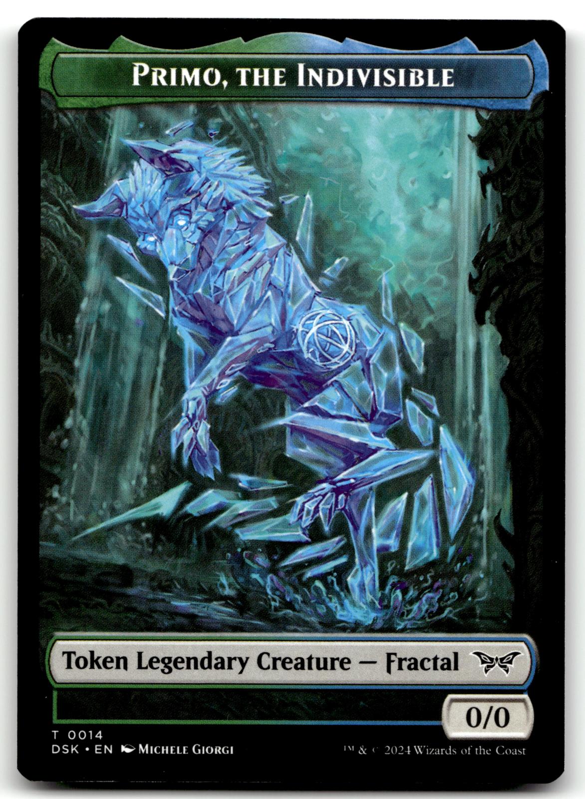 Primo, the Indivisible Token 14 Duskmourn: House of Horror Magic: The Gathering