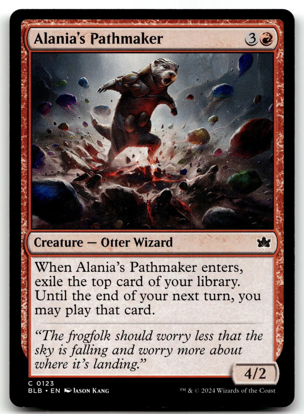 Alania's Pathmaker 123 Common Bloomburrow Magic: The Gathering Near Mint