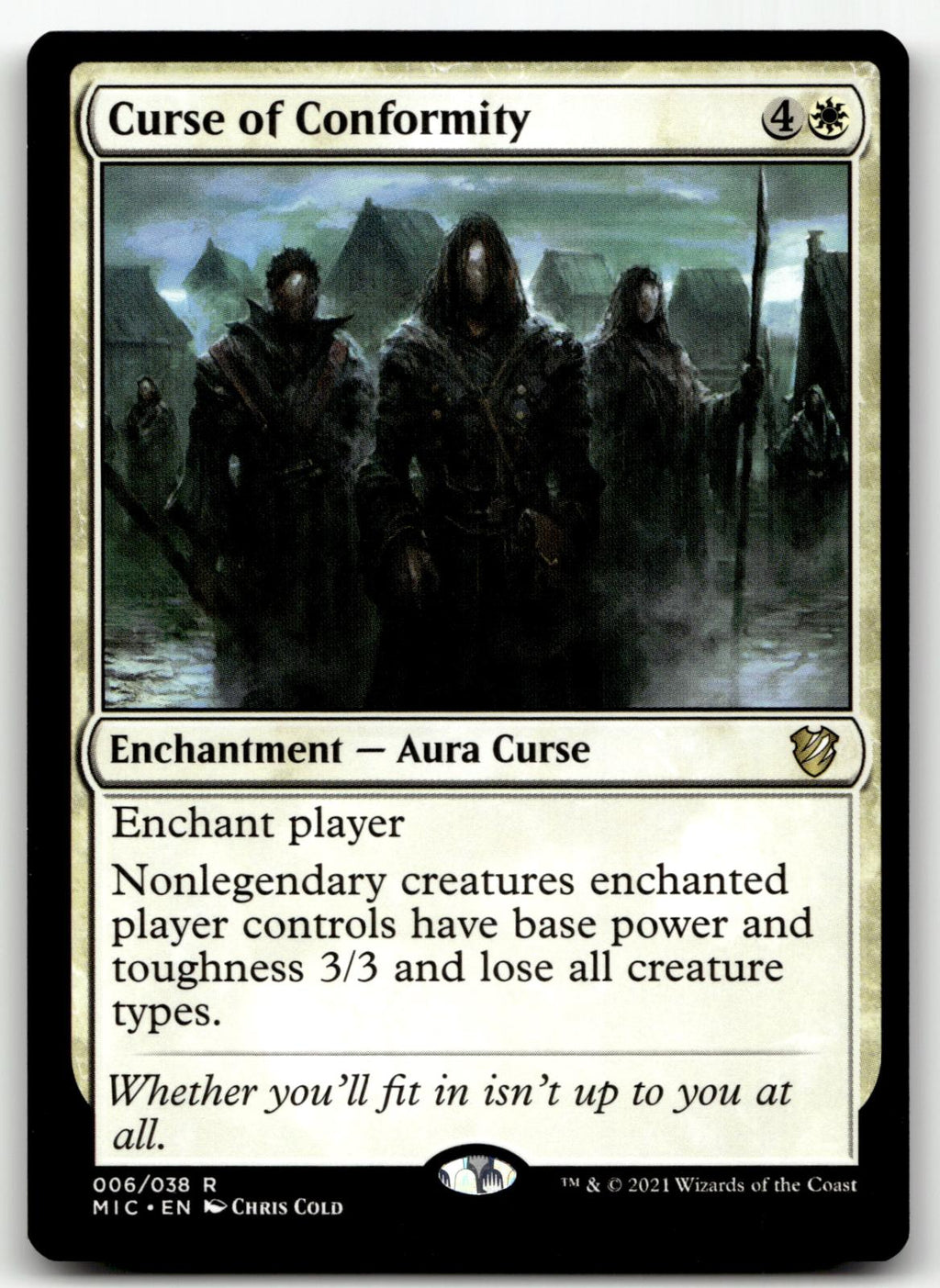 Curse of Conformity 6 Commander: Innistrad: Midnight Hunt Magic: The Gathering NM