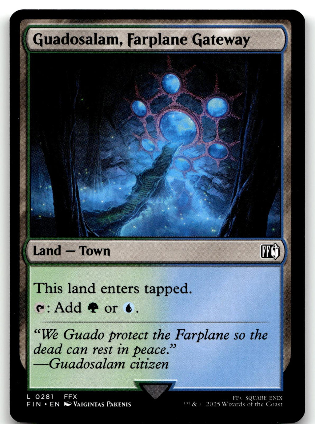 Guadosalam, Farplane Gateway 281 Land FINAL FANTASY Magic: The Gathering NM