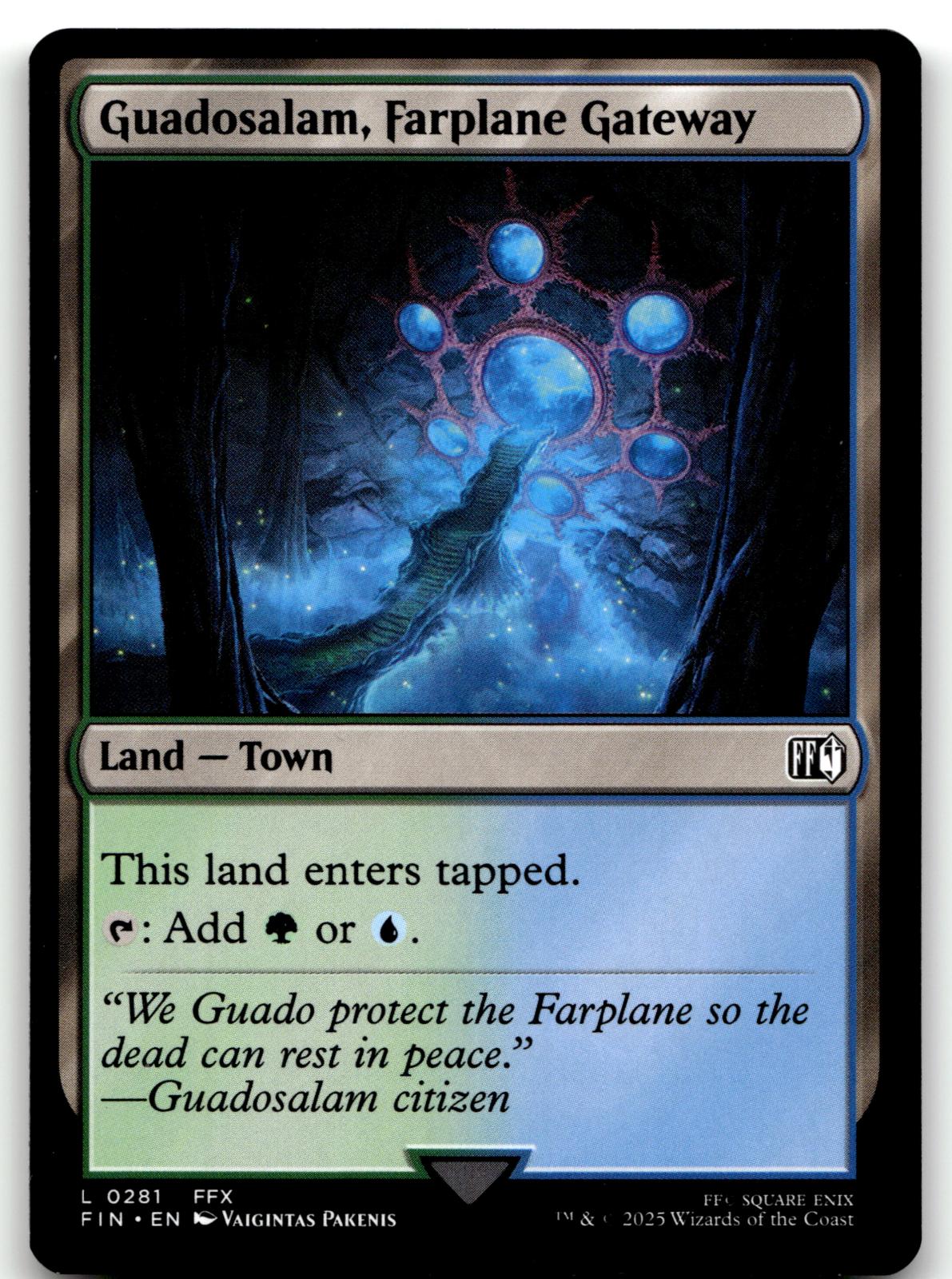 Guadosalam, Farplane Gateway 281 Land FINAL FANTASY Magic: The Gathering NM