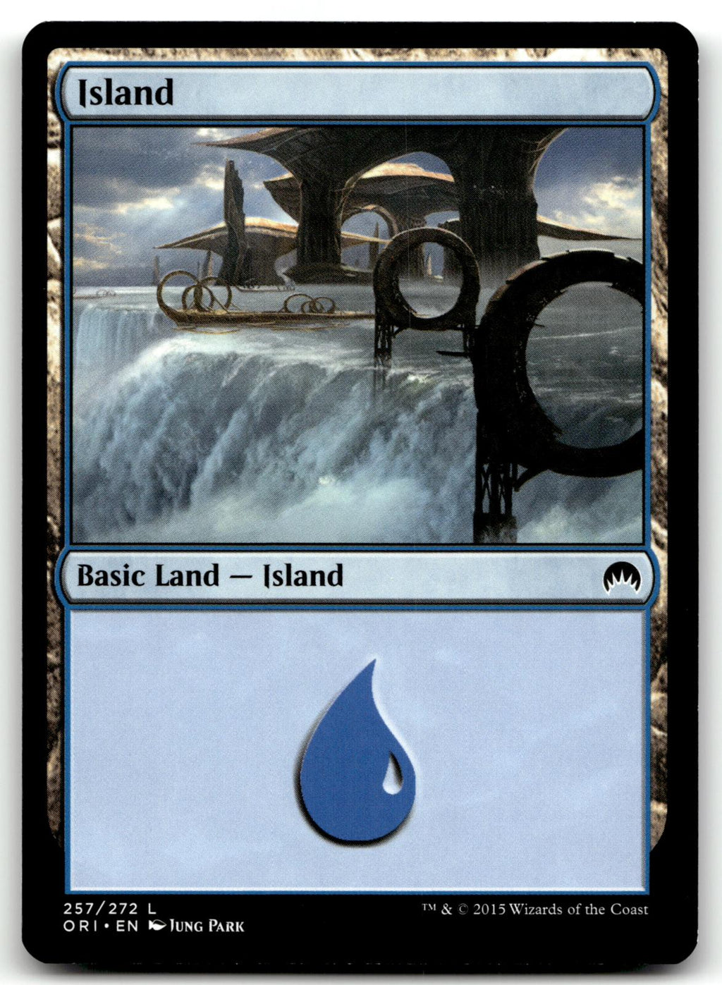 Island (257) 257 Land Magic Origins Magic: The Gathering Near Mint