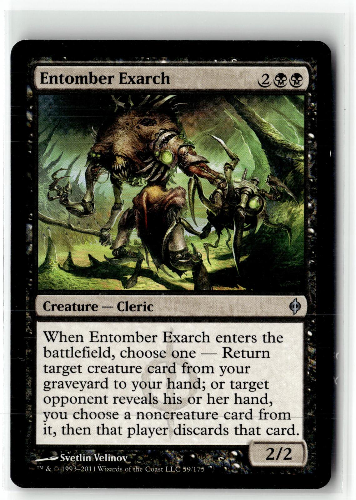 Entomber Exarch 59 Uncommon New Phyrexia Magic: The Gathering Near Mint