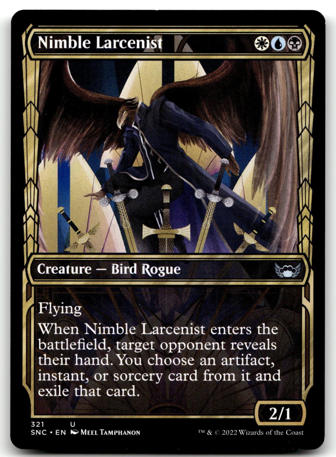 Nimble Larcenist (Showcase) 321 Streets of New Capenna Magic: The Gathering NM