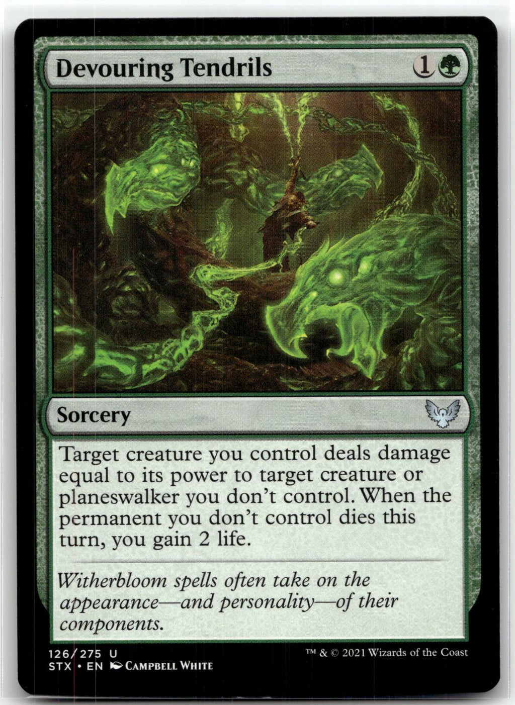 Devouring Tendrils 126 Strixhaven: School of Mages Magic: The Gathering NM