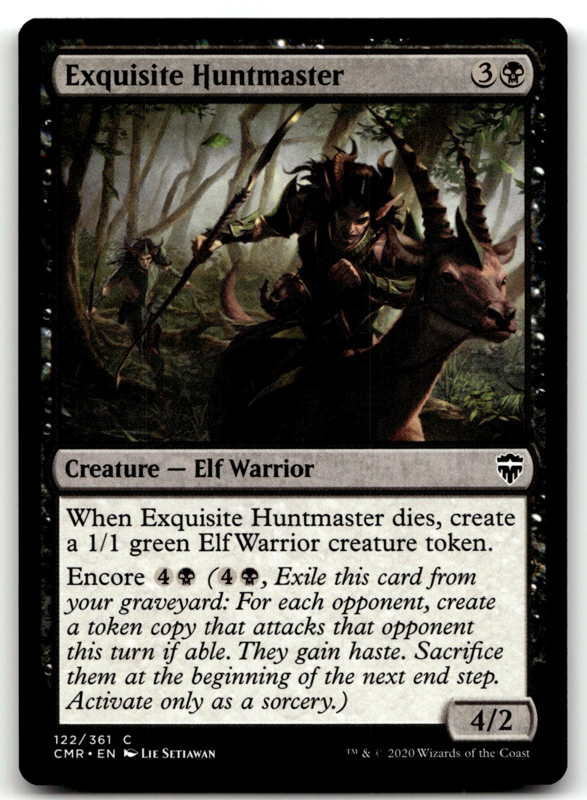 Exquisite Huntmaster 122 Common Commander Legends Magic: The Gathering Near Mint