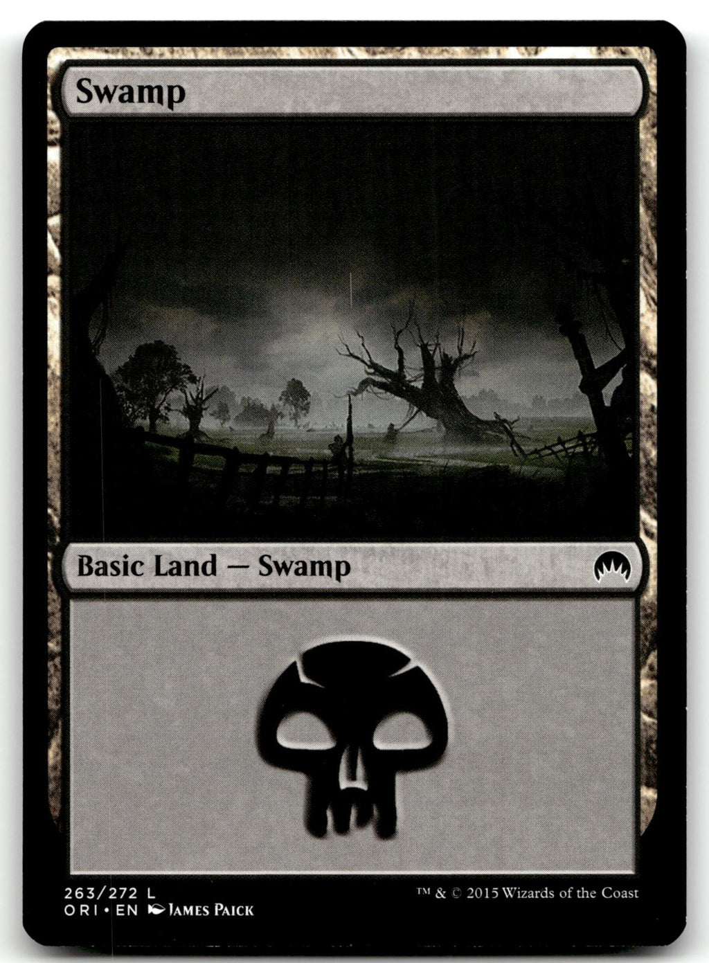 Swamp (263) 263 Land Magic Origins Magic: The Gathering Near Mint
