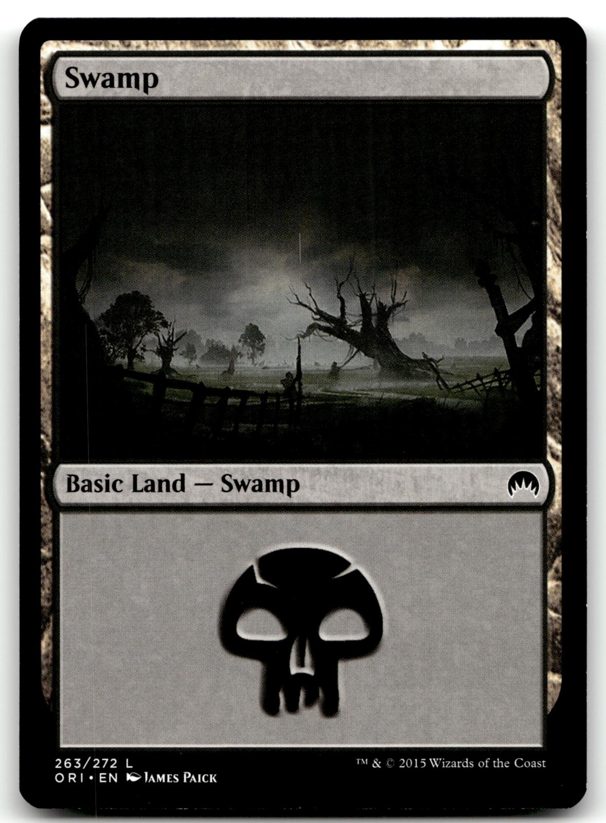 Swamp (263) 263 Land Magic Origins Magic: The Gathering Near Mint