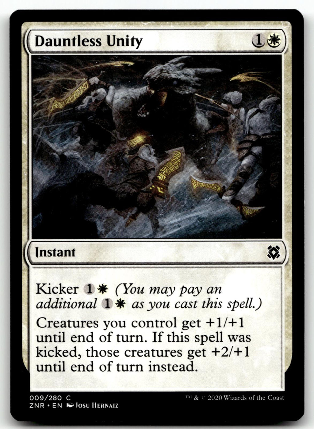 Dauntless Unity 9 Common Zendikar Rising Magic: The Gathering Near Mint