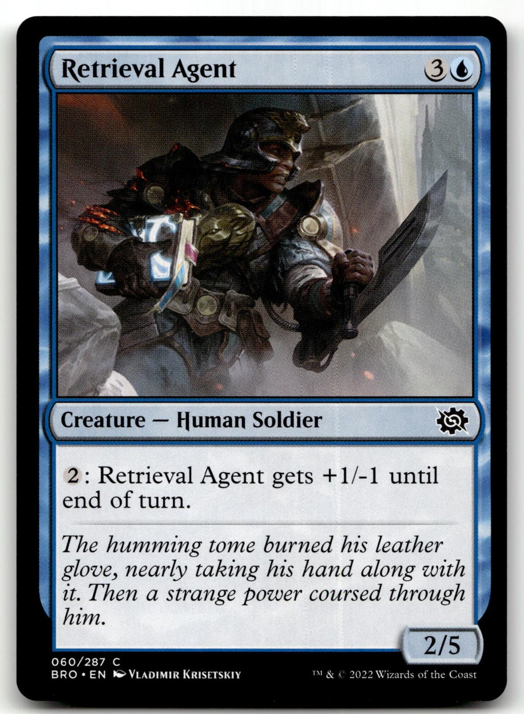 Retrieval Agent 60 Common The Brothers' War Magic: The Gathering Near Mint