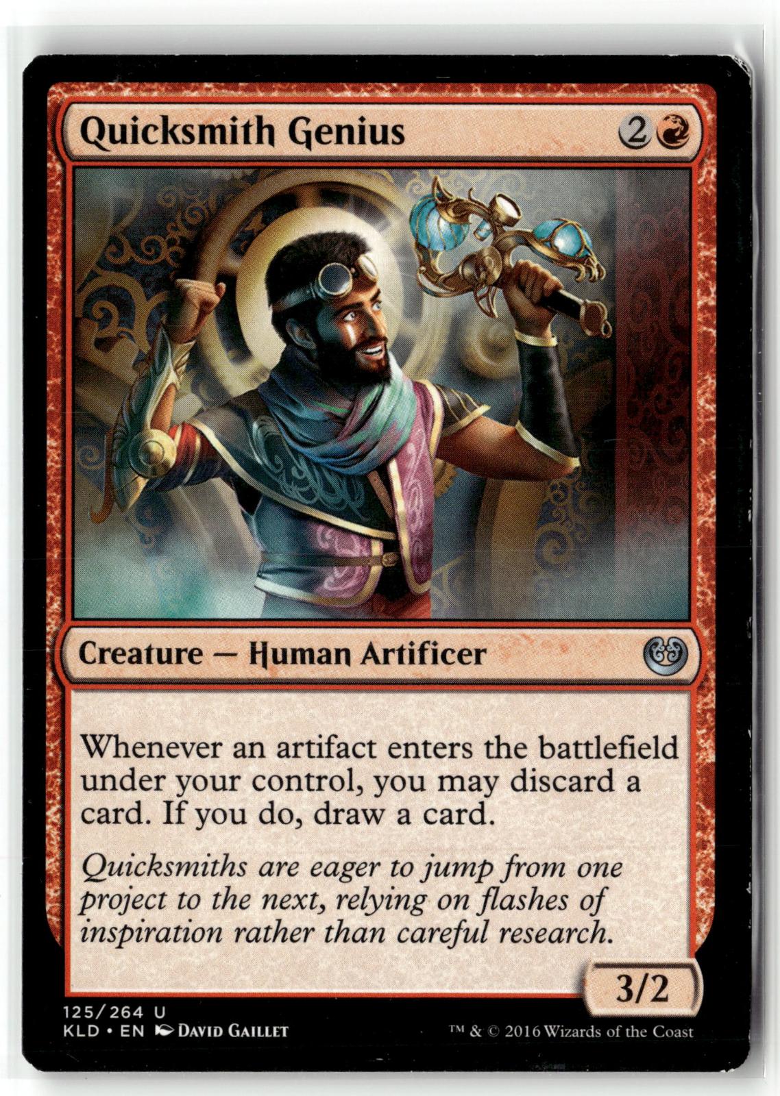 Quicksmith Genius 125 Uncommon Kaladesh Magic: The Gathering Near Mint