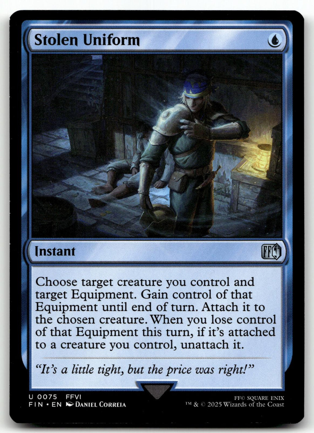 Stolen Uniform 75 Uncommon FINAL FANTASY Magic: The Gathering Near Mint