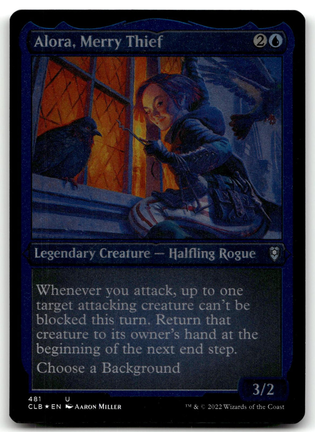 Alora, Merry Thief (Foil Etched) 481 Commander Legends: Battle for Baldur's Gate Magic: The Gathering NM