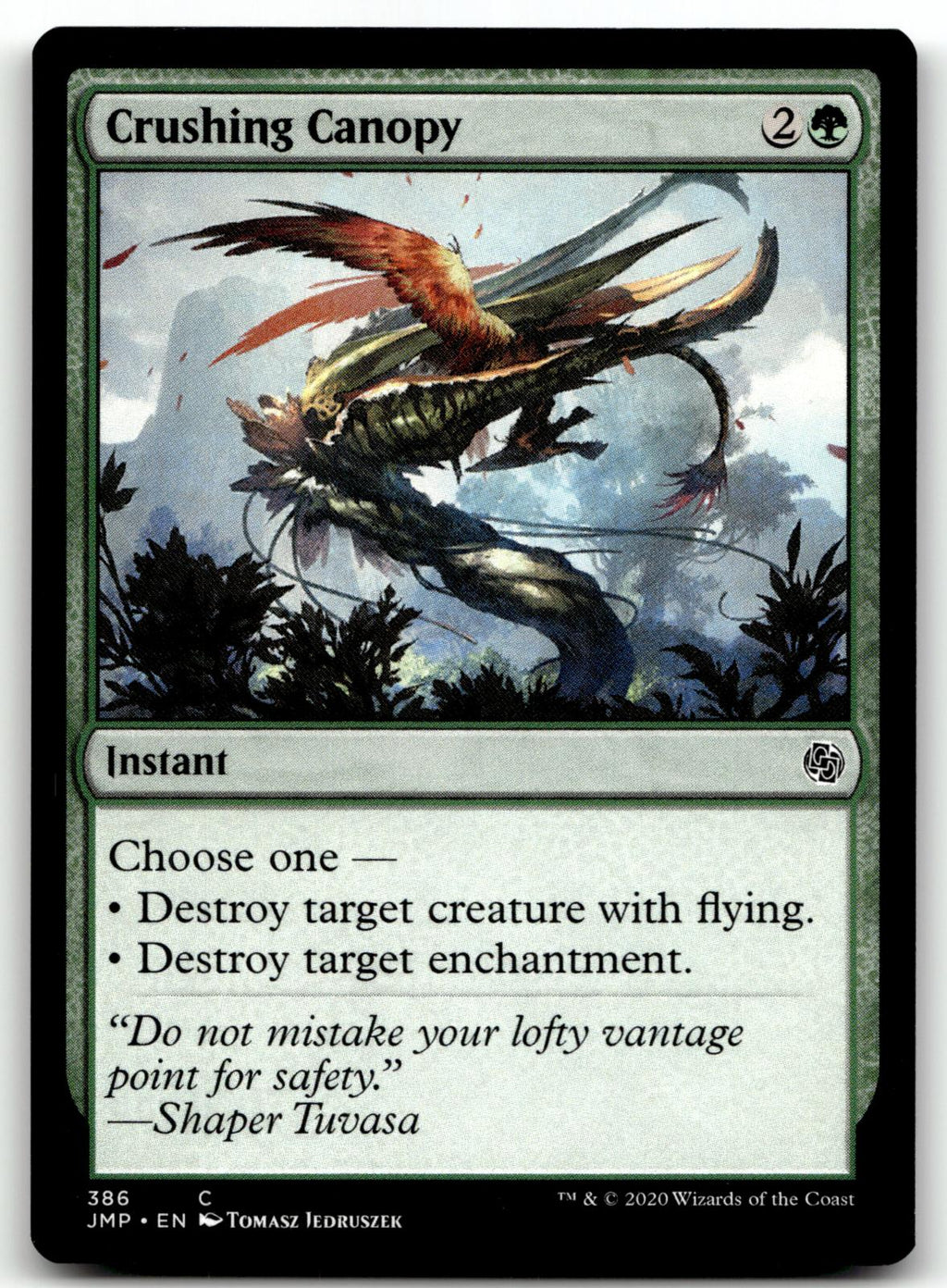 Crushing Canopy 386 Common Jumpstart Magic: The Gathering Near Mint