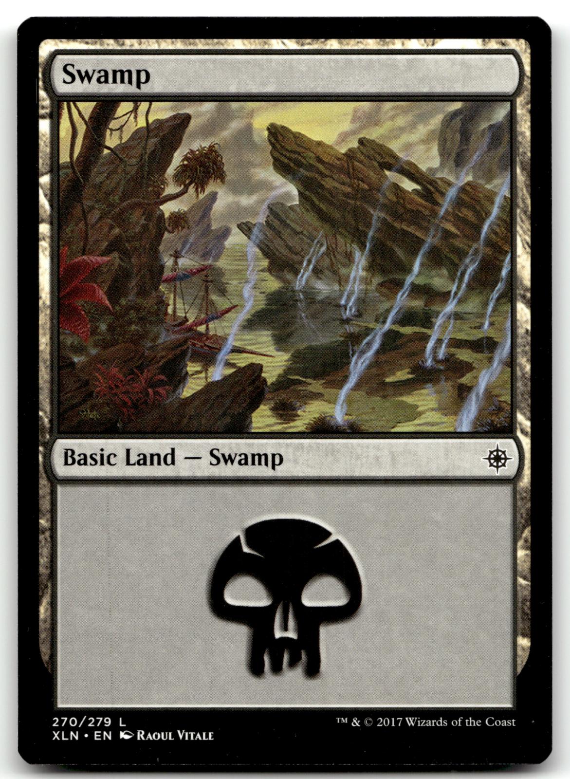 Swamp (270) 270 Land Ixalan Magic: The Gathering Near Mint