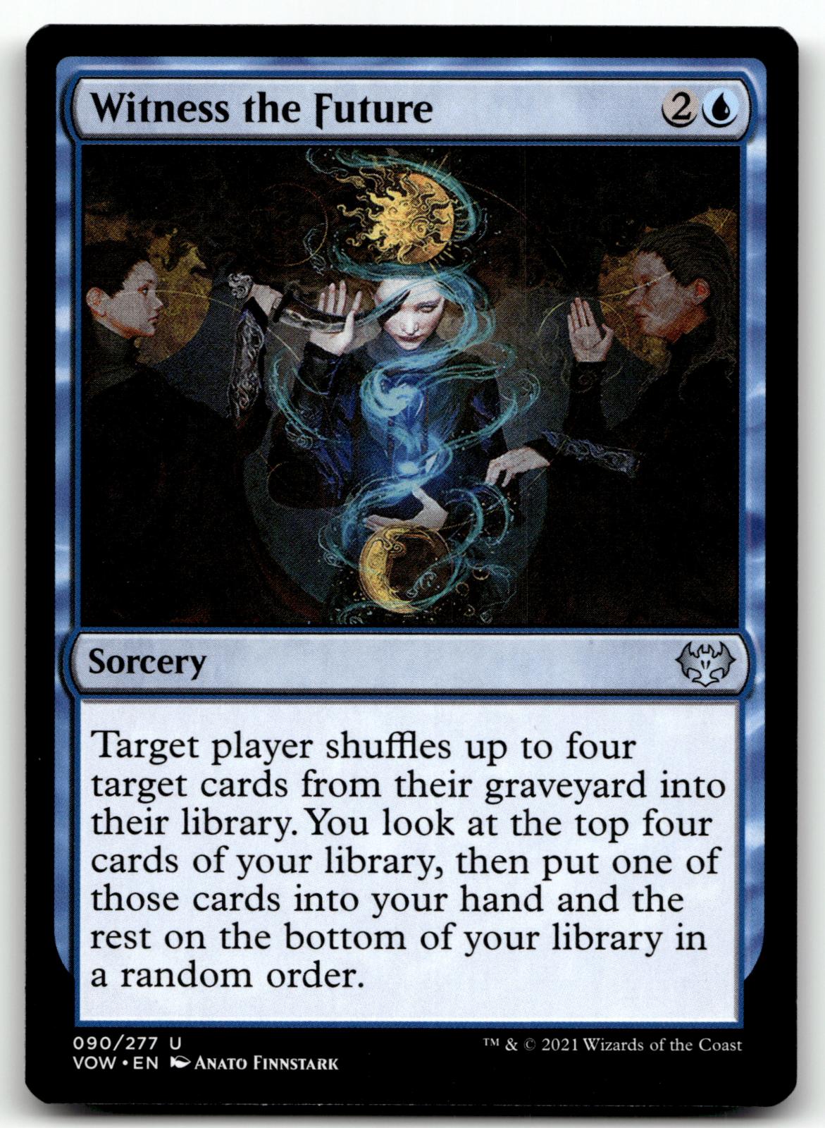 Witness the Future 90 Uncommon Innistrad: Crimson Vow Magic: The Gathering NM
