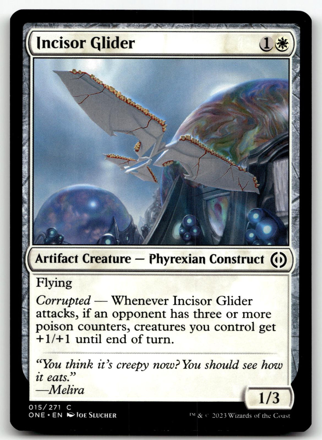 Incisor Glider 15 Common Phyrexia: All Will Be One Magic: The Gathering NM