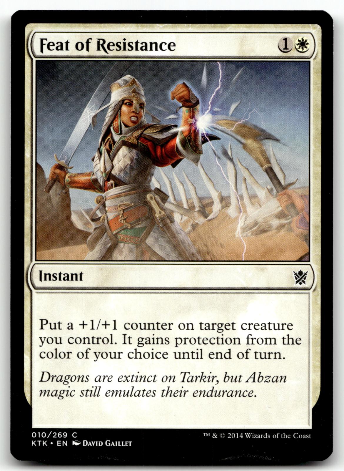 Feat of Resistance 10 Common Khans of Tarkir Magic: The Gathering Near Mint