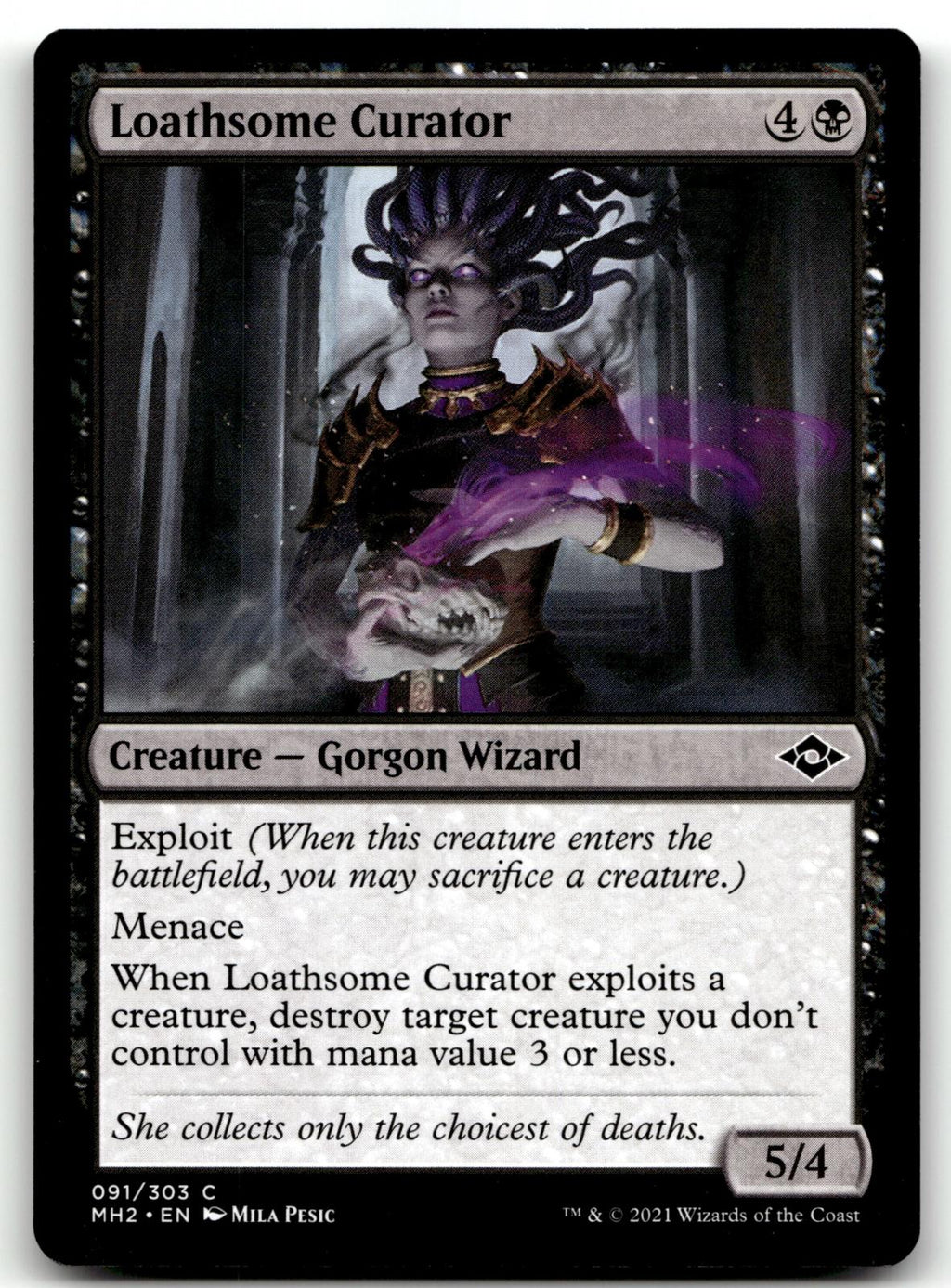Loathsome Curator 91 Common Modern Horizons 2 Magic: The Gathering Near Mint