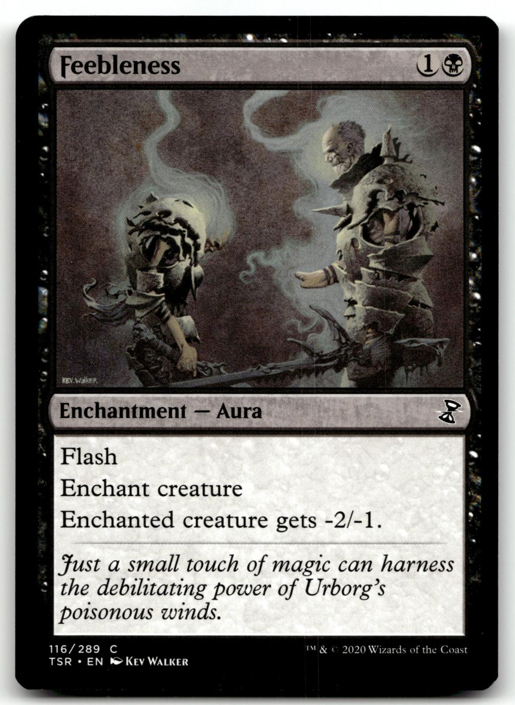 Feebleness 116 Common Time Spiral: Remastered Magic: The Gathering Near Mint