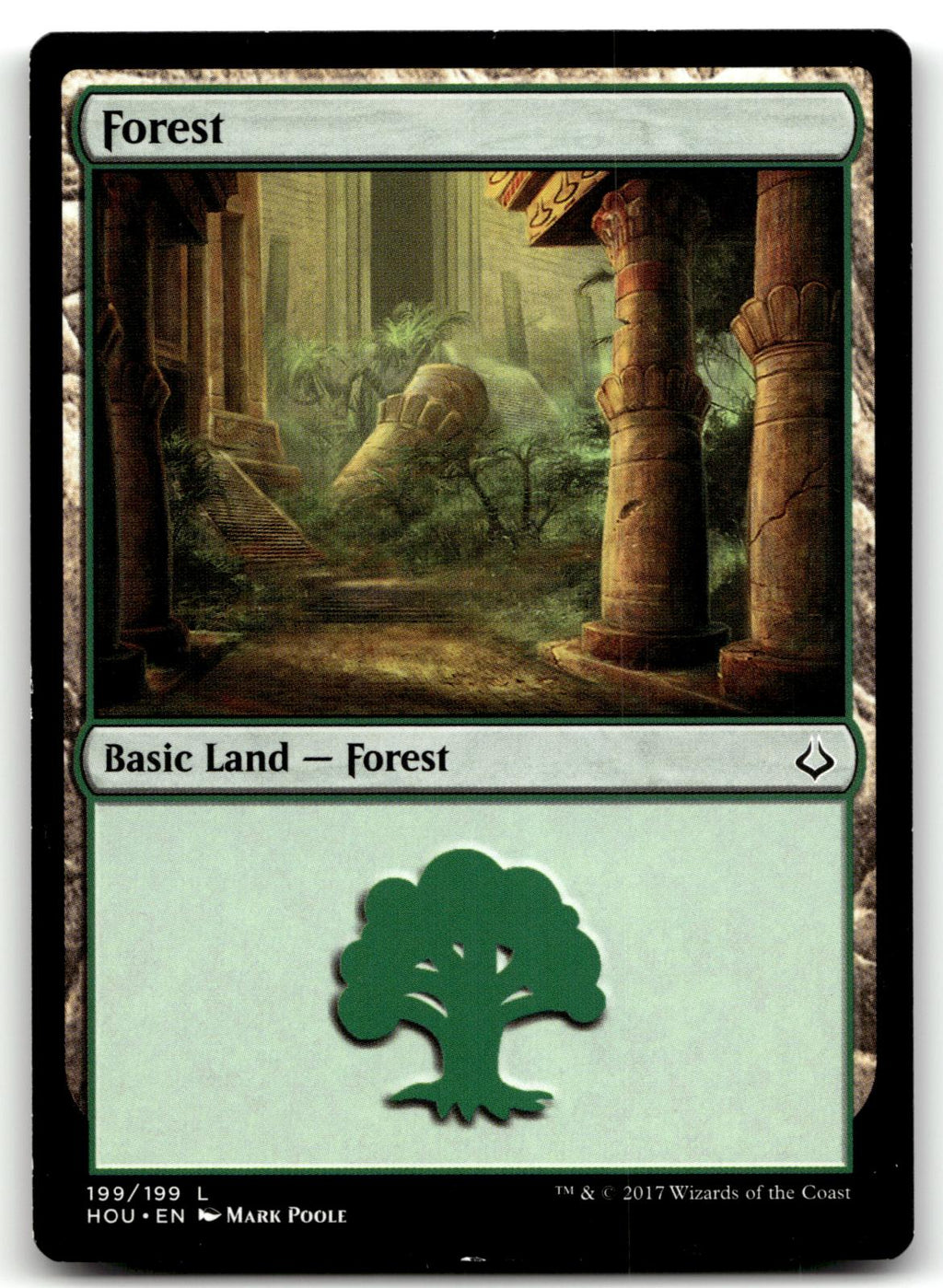 Forest (199) 199 Land Hour of Devastation Magic: The Gathering Near Mint