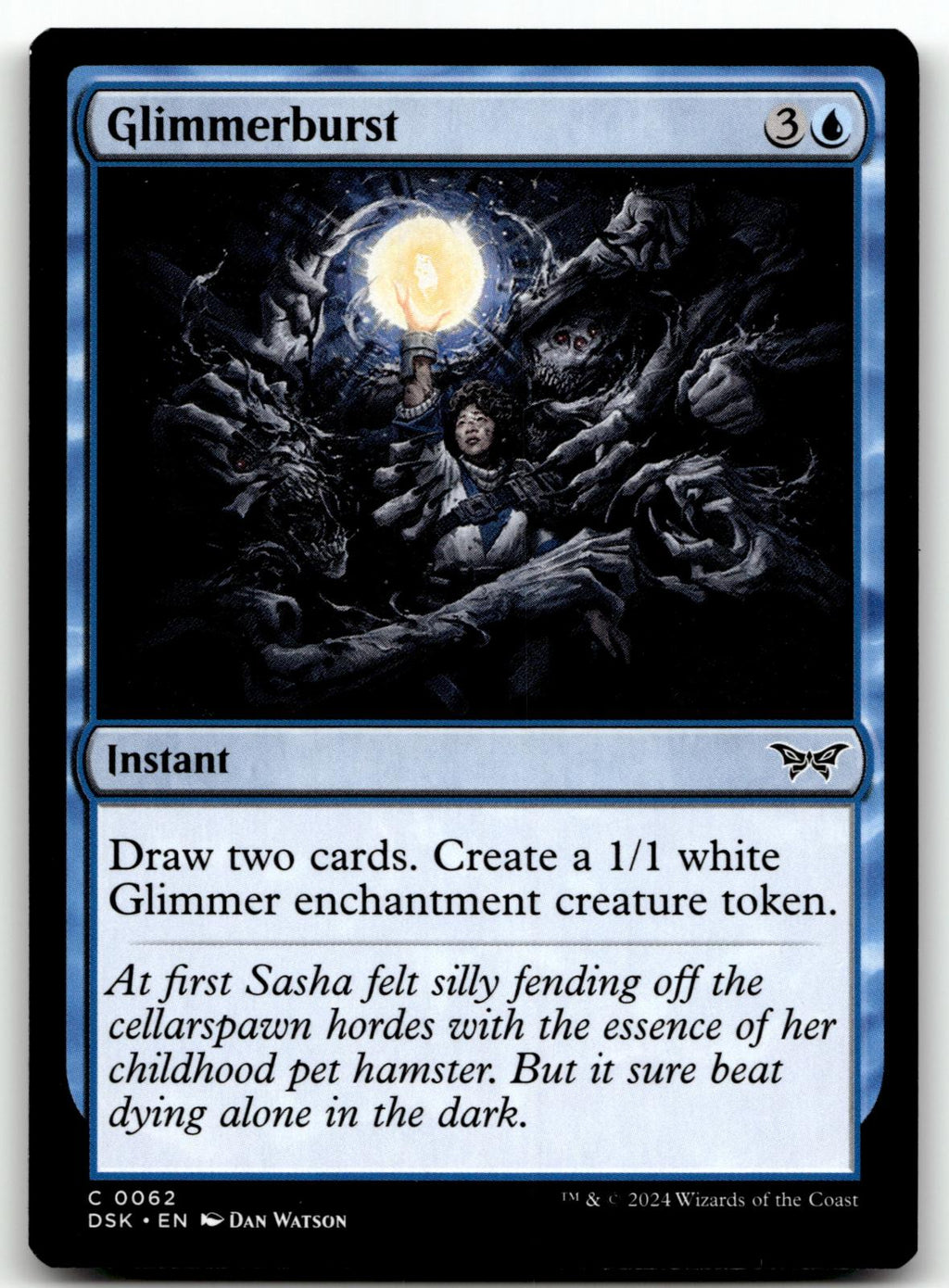 Glimmerburst 62 Common Duskmourn: House of Horror Magic: The Gathering Near Mint
