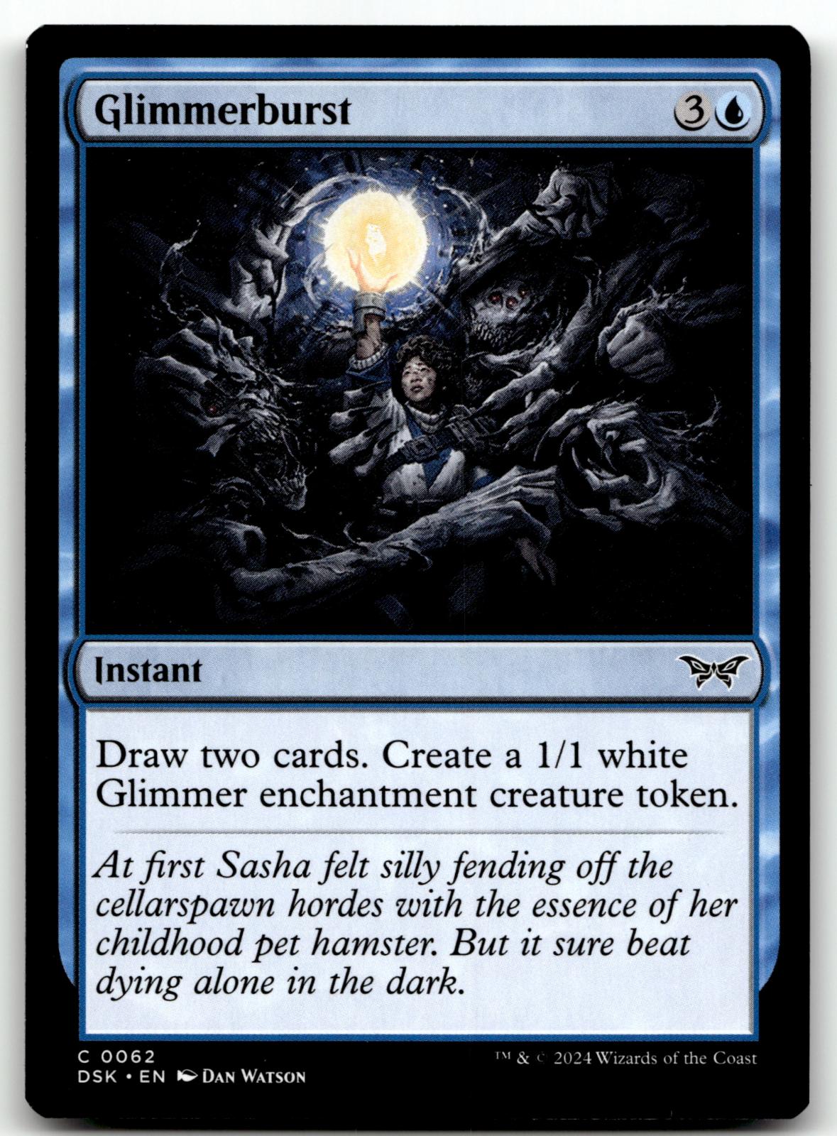Glimmerburst 62 Common Duskmourn: House of Horror Magic: The Gathering Near Mint