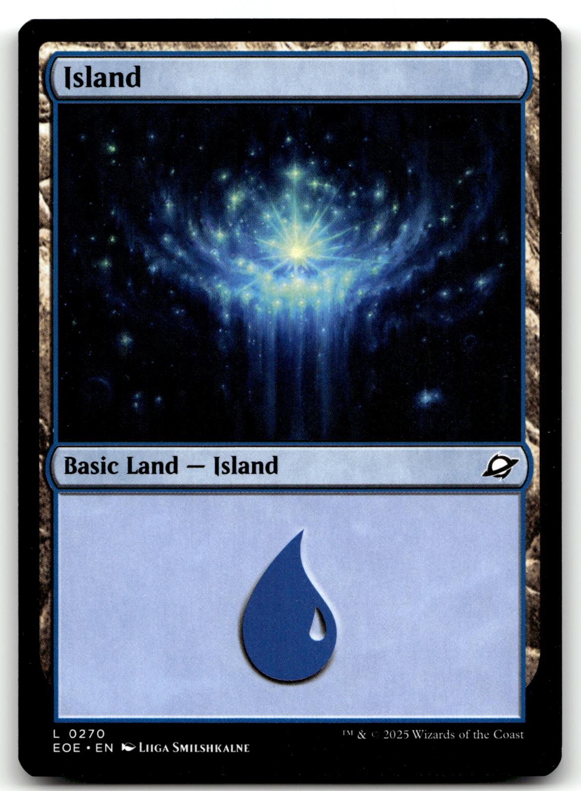 Island (0270) 270 Land Edge of Eternities Magic: The Gathering Near Mint