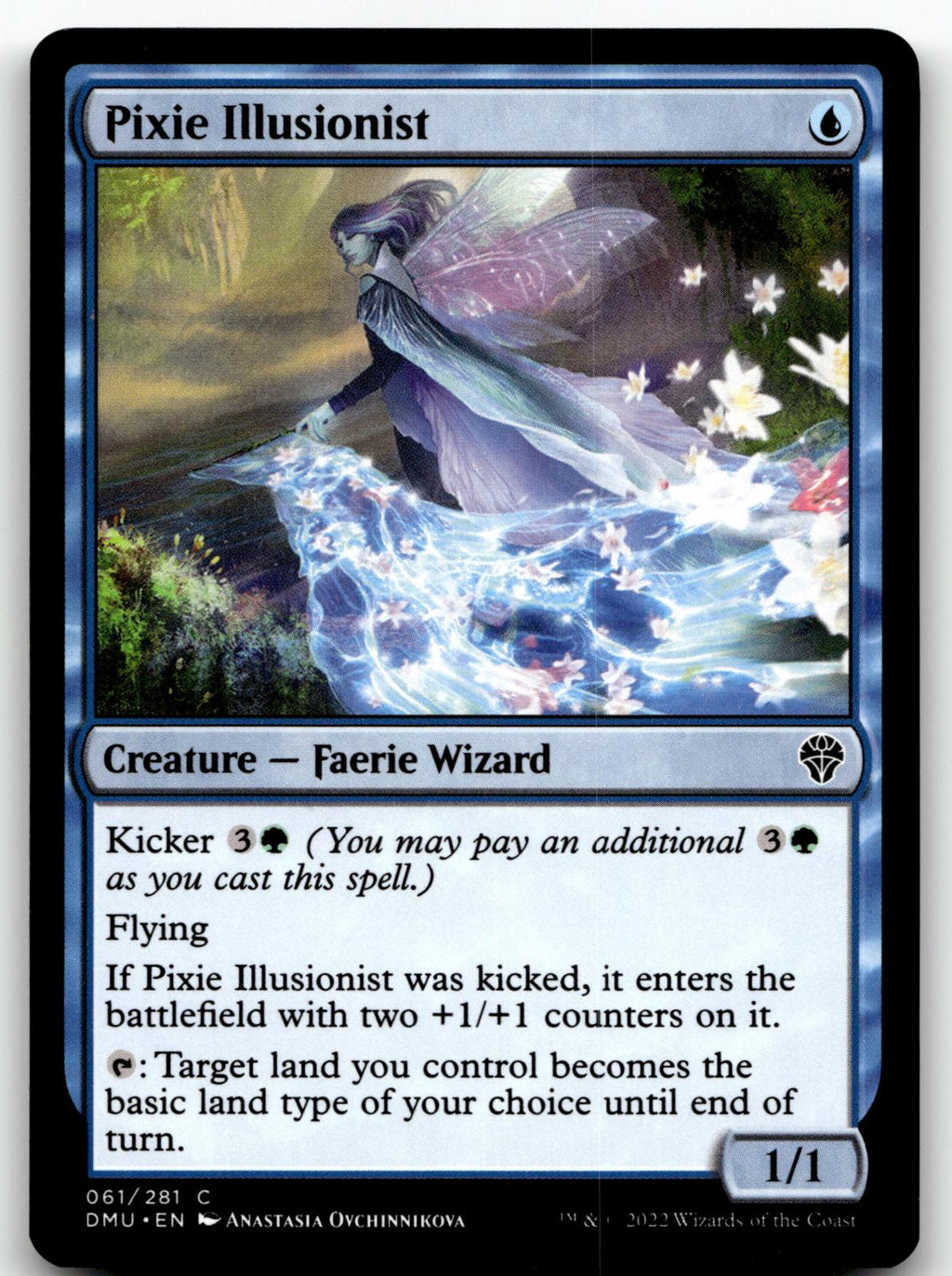 Pixie Illusionist 61 Common Dominaria United Magic: The Gathering Near Mint