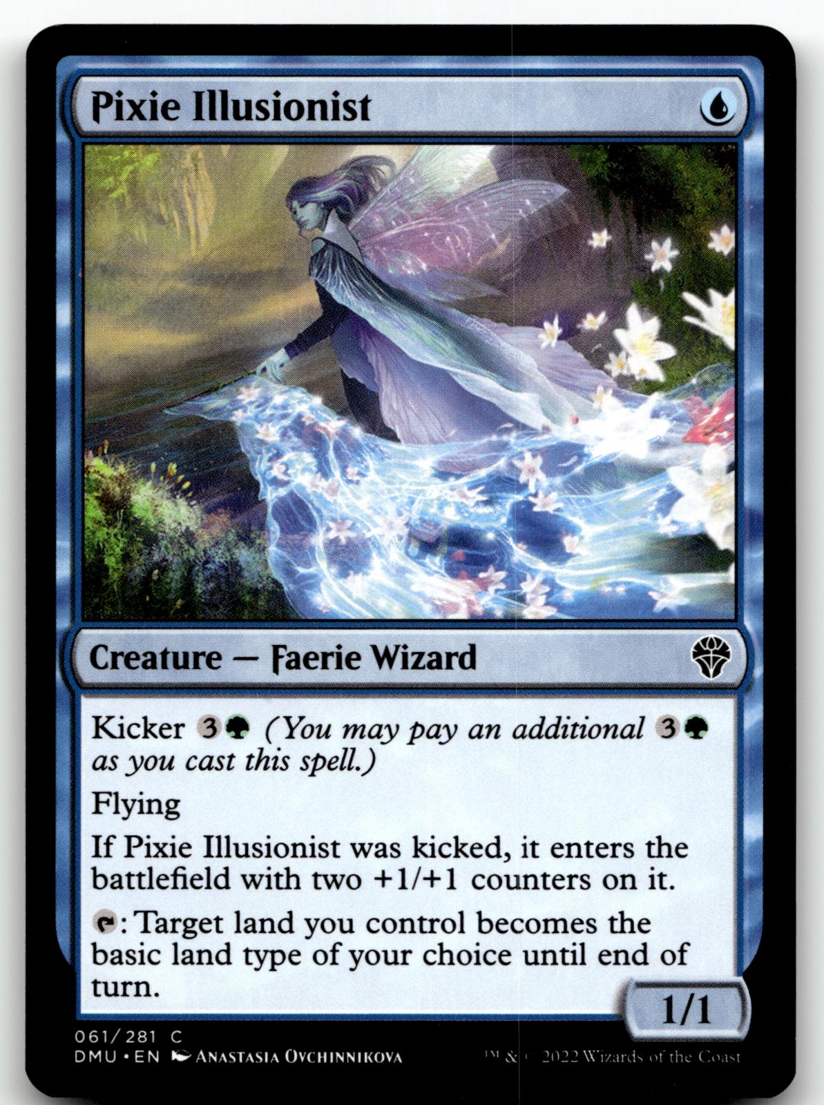 Pixie Illusionist 61 Common Dominaria United Magic: The Gathering Near Mint