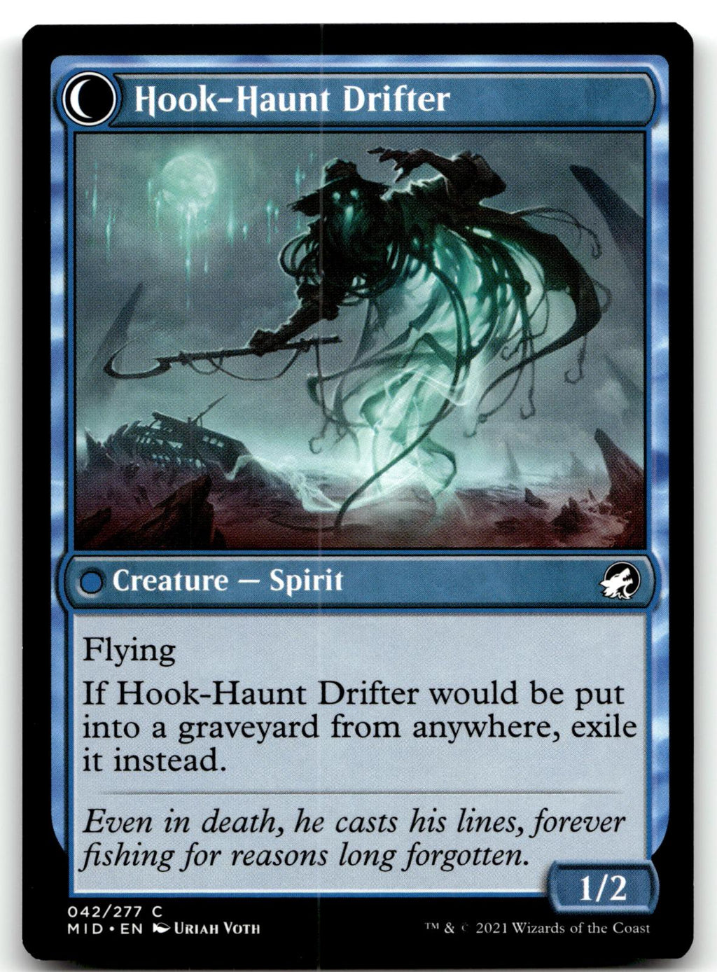 Baithook Angler 42 Common Innistrad: Midnight Hunt Magic: The Gathering NM