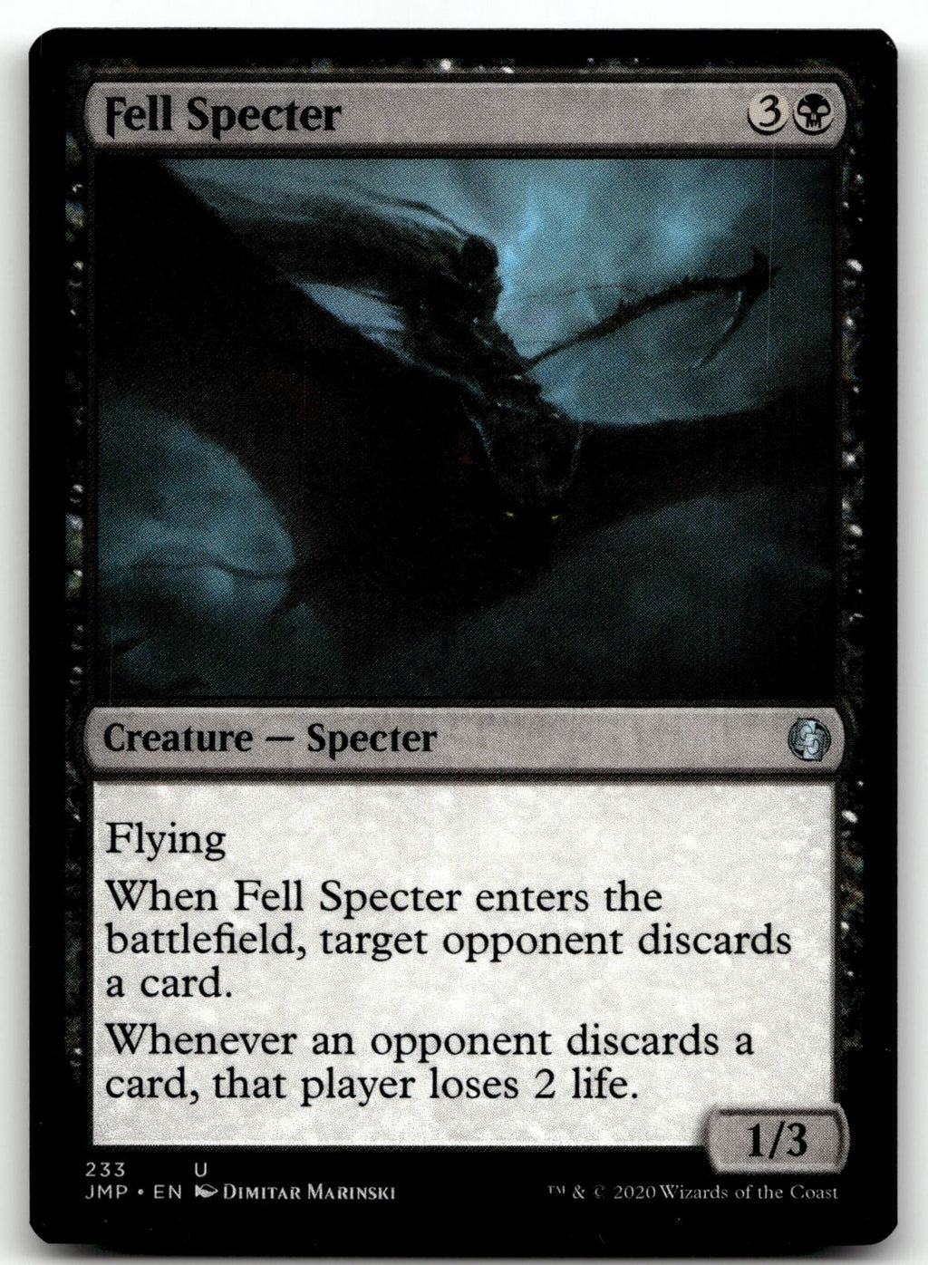 Fell Specter 233 Uncommon Jumpstart Magic: The Gathering Near Mint