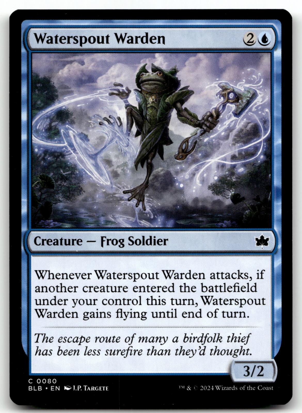 Waterspout Warden 80 Common Bloomburrow Magic: The Gathering Near Mint