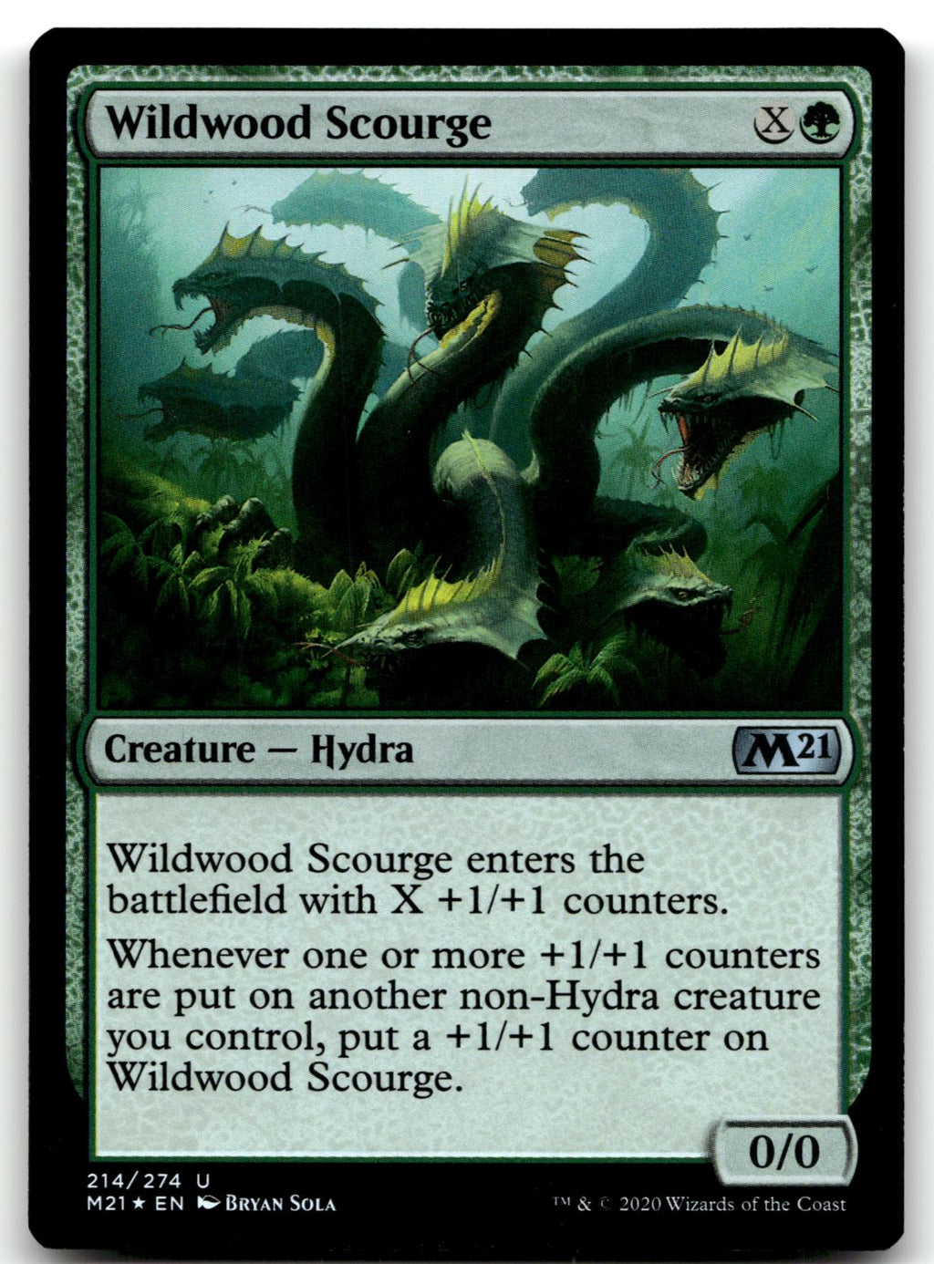Wildwood Scourge 214 Uncommon Core Set 2021 Magic: The Gathering Foil Near Mint