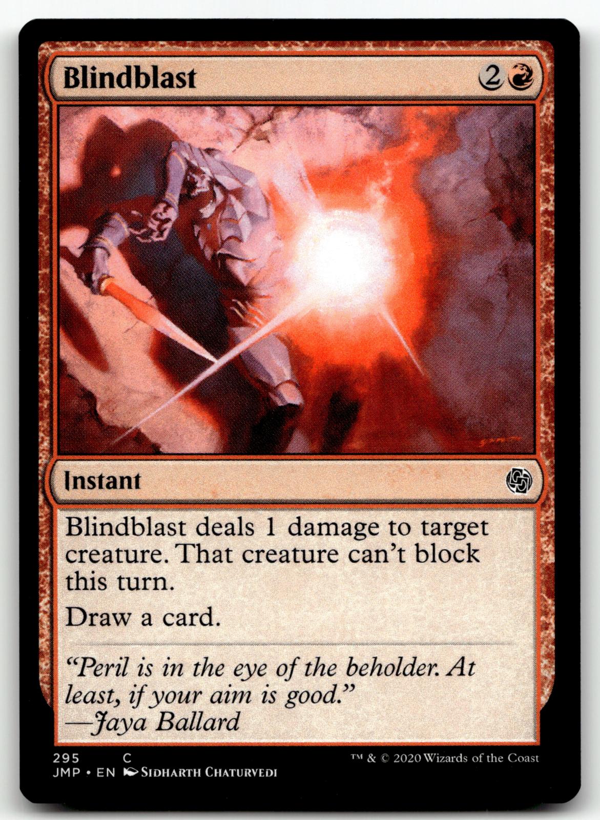 Blindblast 295 Common Jumpstart Magic: The Gathering Near Mint