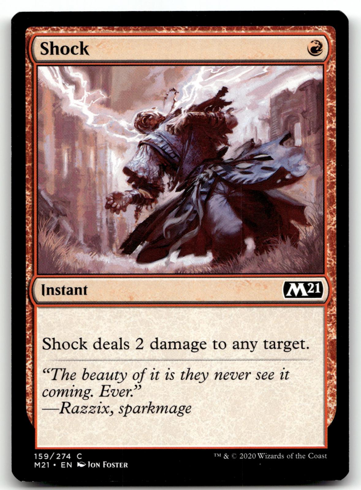Shock 159 Common Core Set 2021 Magic: The Gathering Near Mint