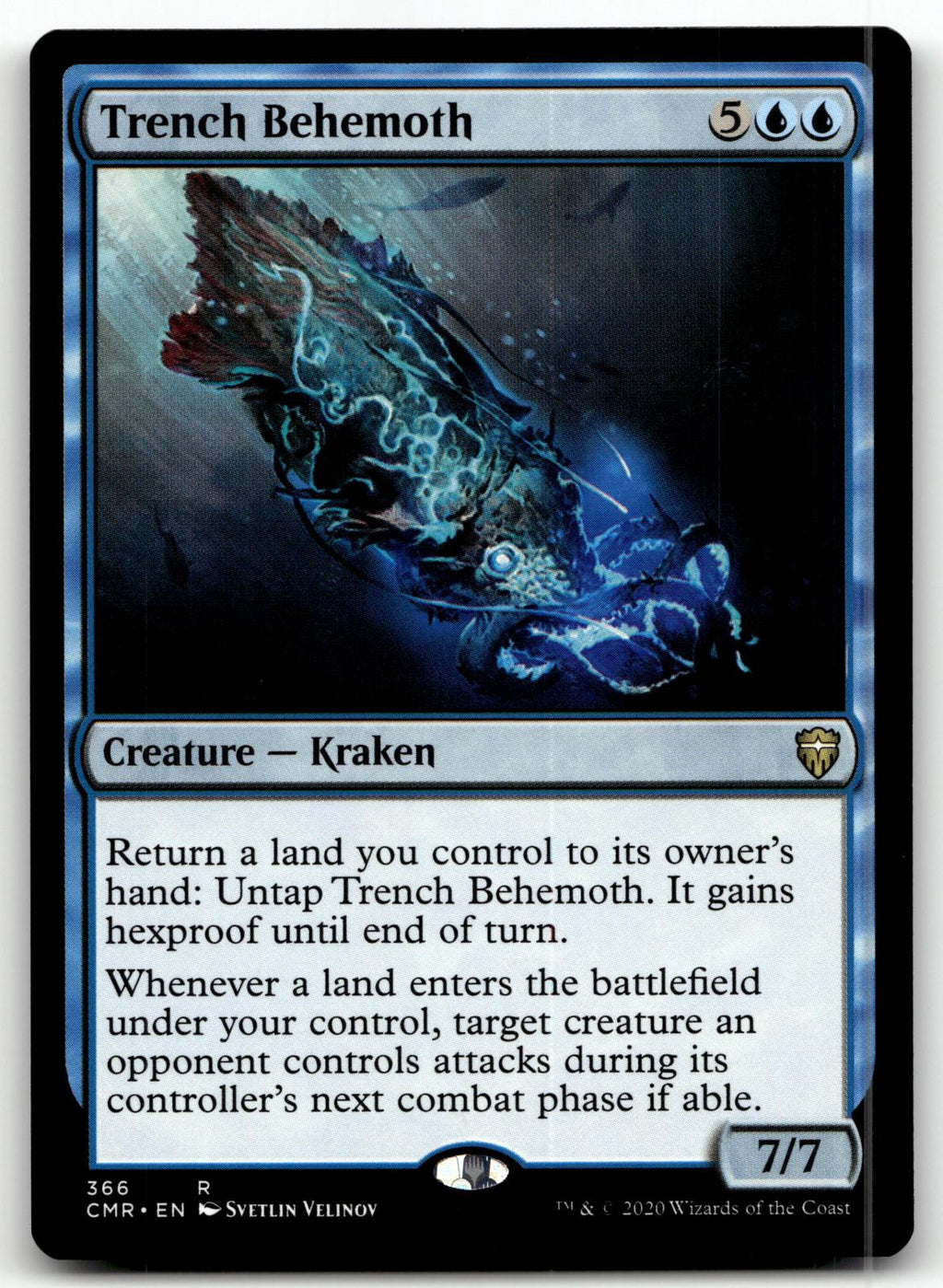 Trench Behemoth 366 Rare Commander Legends Magic: The Gathering Near Mint