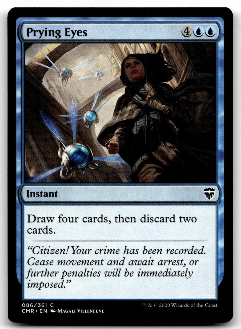 Prying Eyes 86 Common Commander Legends Magic: The Gathering Near Mint