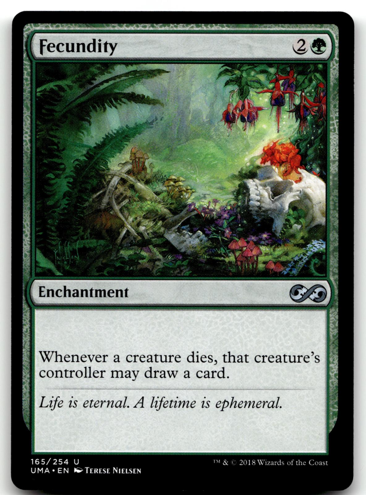 Fecundity 165 Uncommon Ultimate Masters Magic: The Gathering Near Mint