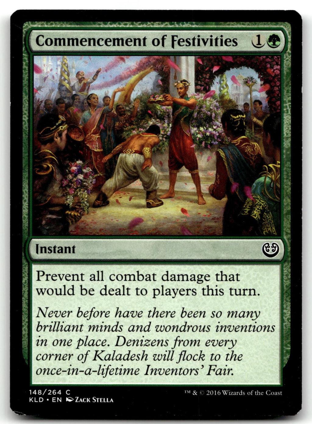 Commencement of Festivities 148 Common Kaladesh Magic: The Gathering Near Mint